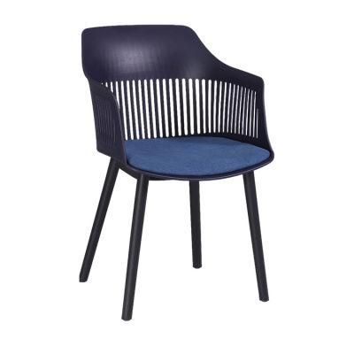 Full PP Chair Colors PP Plastic Dining Chair with Armrest