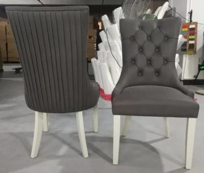 Luxury High Folding Fabric Back Popular Classic Metal Dining Chair