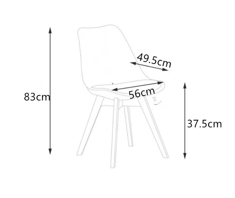 High Quality Simple Best Sell Modern Minimalist Cloth Chair Restaurant Chairs Living Room Bedroom Chairs