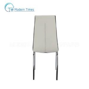 Outdoor Furniture Modern Fashion High Quality Leather Upholstered High Back Outdoor Dining Chair