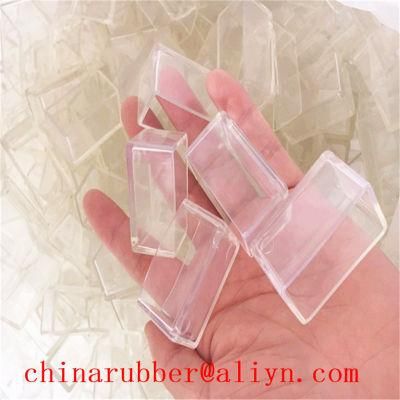Clear Color Square Shape Rubber Non Slip Non Skid Feet Pad for Table Desk Chair and Sofa