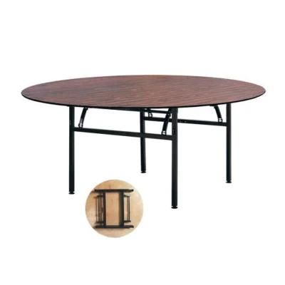 Hotel Restaurant Folding Banquet Round Table Dining Table