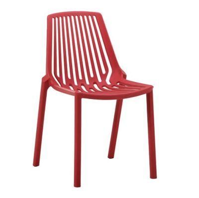 Scaune Salle a Manger Comedores 6 Sillas Red Plastic Unique PP Chair for Wholesale