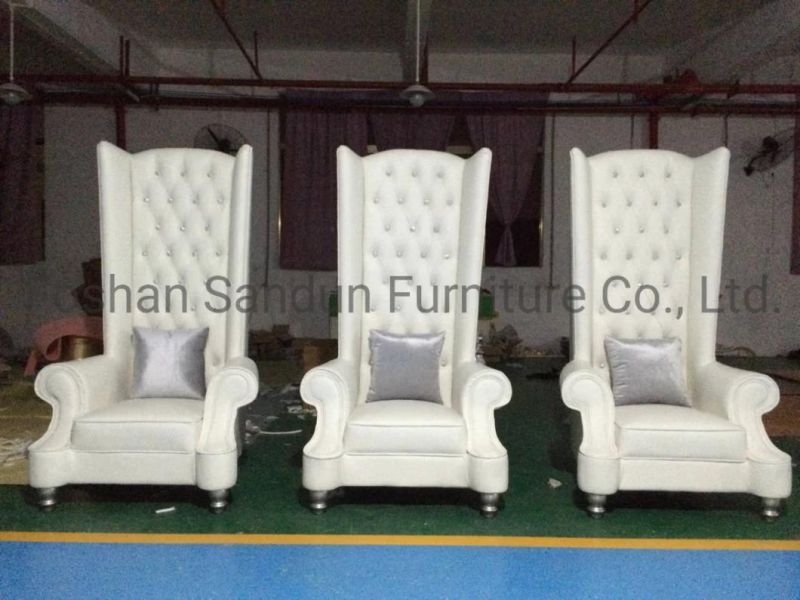 China Factory Directly Sale High End Wedding Throne Sofa Chair