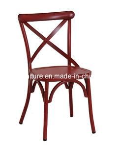 Vintage Cross Back Chair (657-H45-ST)