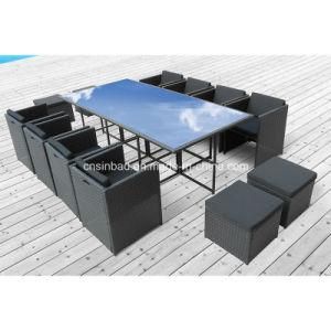 Dining Set for Outdoor with Aluminum / SGS (8219-5 BLACK)