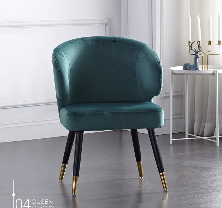 China Cheap Modern Home Furniture Velvet Dining Chair Seat