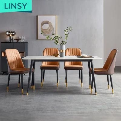 Linsy Marble Dining Table Furniture Dining Room Table and Chair Ji2r-a