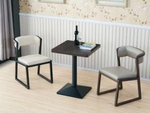 Solid Wood Metal Table and Chairs with High Quality