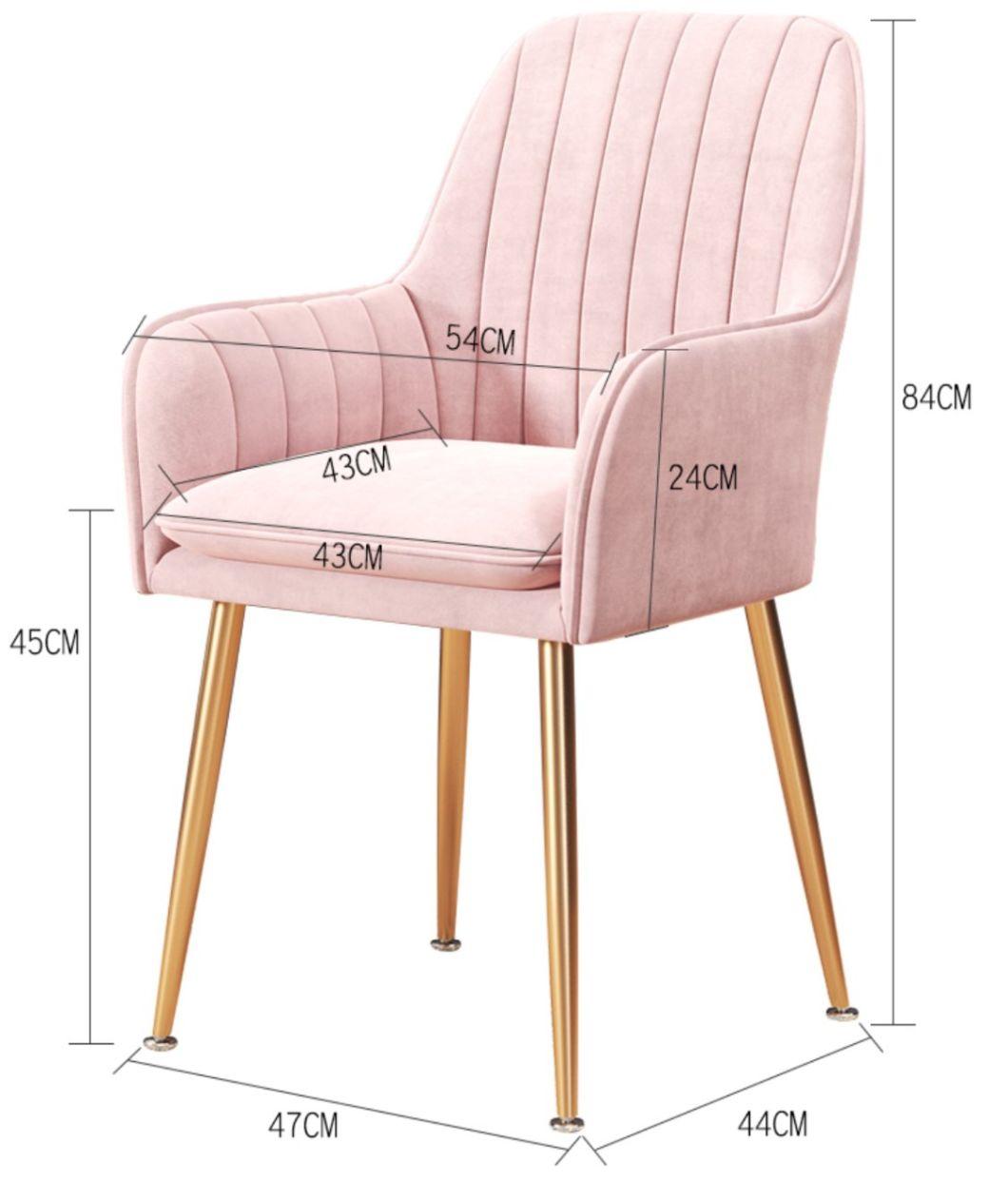 Factory Supply High Quality Velvet Dining Chair