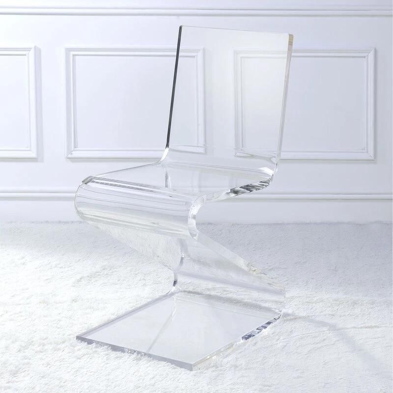 Creative Fashion Acrylic Material Transparent European and American Court Chairs