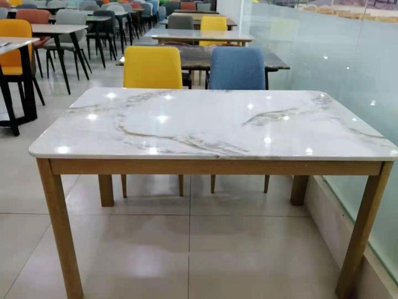 General Use Industrial Dining Table Conference Table Cafe Table and Chairs