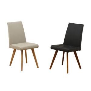 Factory Upholstered Dining Chair Hotel Home Solid Wood Furniture