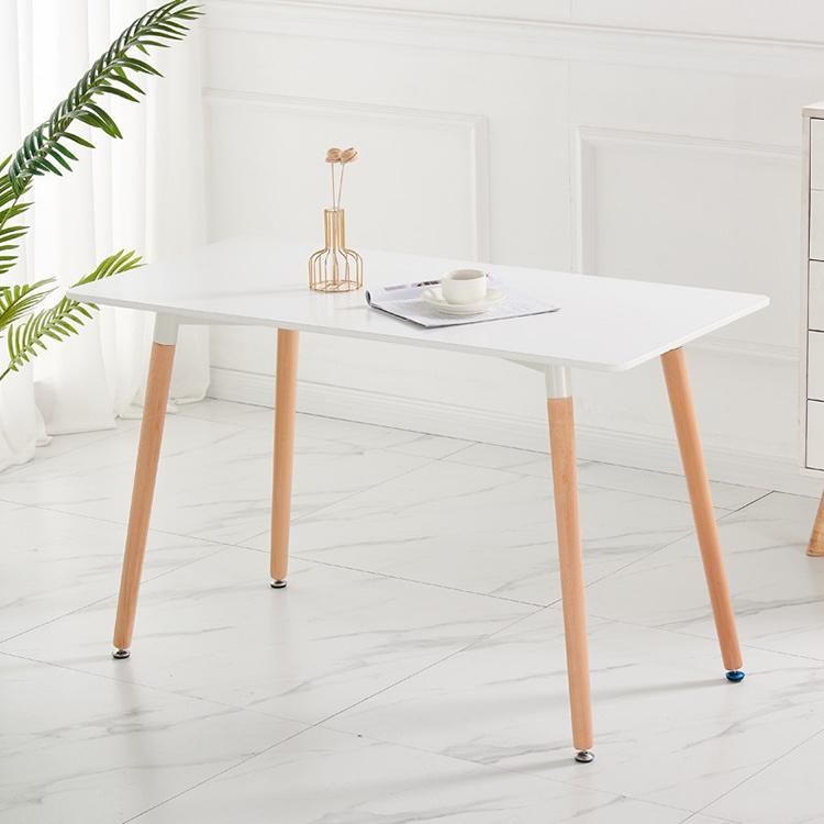 2022 Nordic Simple Restaurant Tables Milk Tea Hotel Party Portable MDF Dining Table Modern