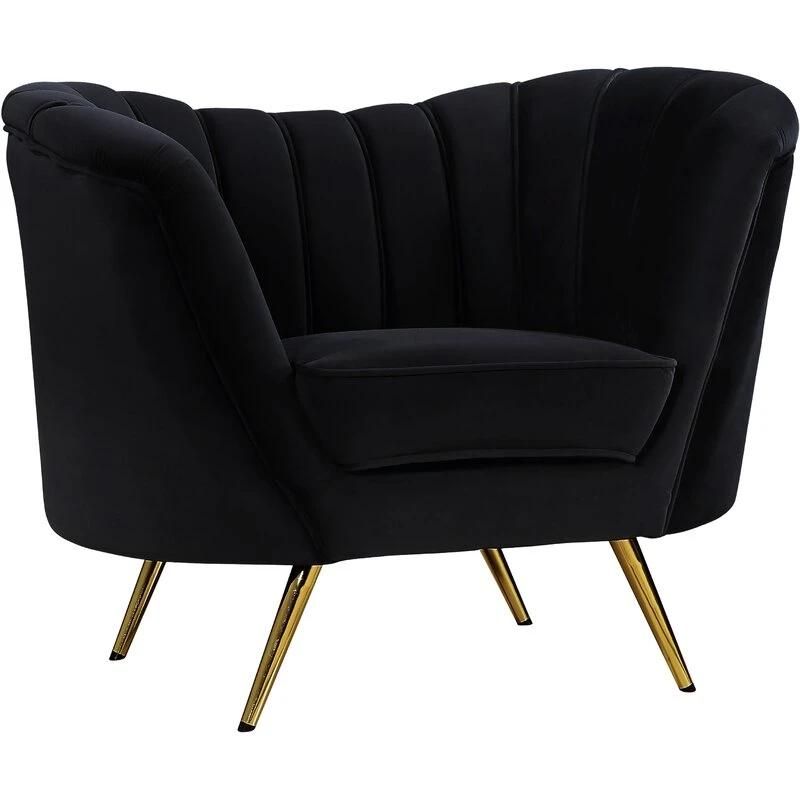 Comfortable Scandinavian Style Luxury Restaurant Furniture Lobby Fabric Velvet Dining Hotel Arm Dining Chairs