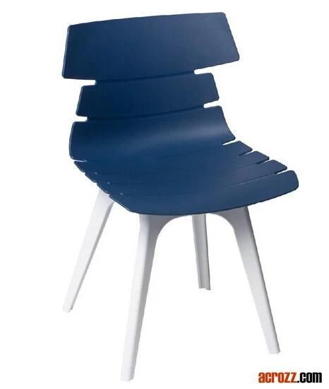 Plastic Wood Dining Furniture Leather Techno Chair