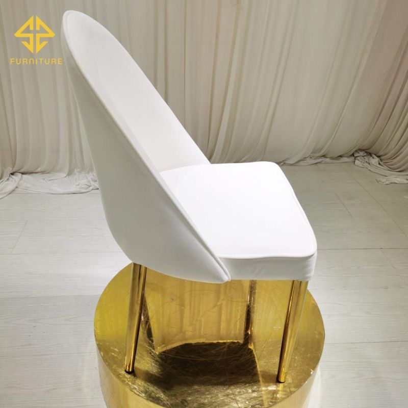 White Velvet Dining Chair for Event