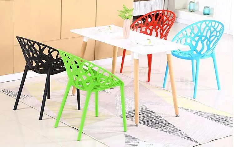 Wholesale Eco Cheap Office Chair Multiple Colors Dinner Garden Leisure Dining Plastic Chairs