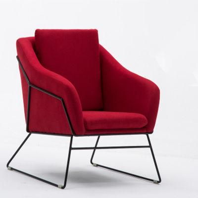 Italiana High Quality Sofa Stool Chair Modern Red Throne Chair Sofa