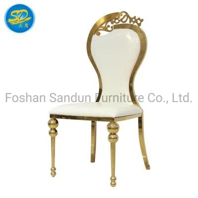 11 Years Experience Event Wedding Furniture Wholesale Stainless Steel Chair for Dining