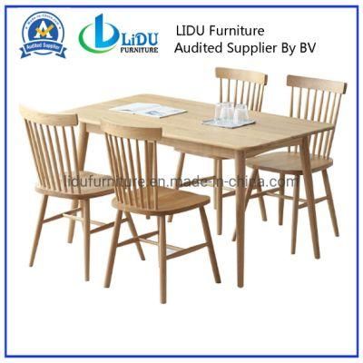 Dining Room Dinner Table with Oak Wood Coffee Table Dining Table with Cheap Price Wooden Dining Table with Chair