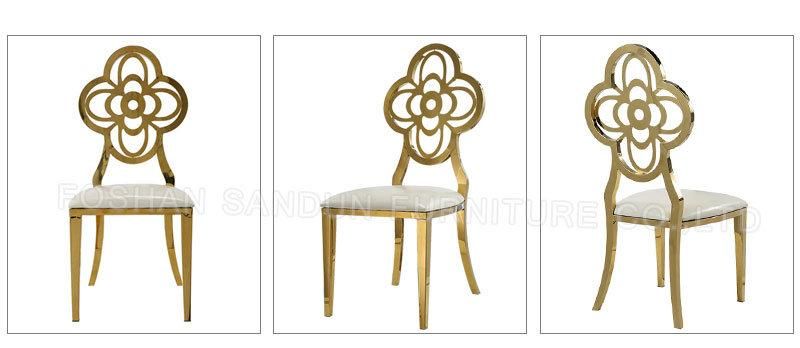 China Factory Wholesale for Metal Stainless Steel Hotel Home Stainless Steel Dining Chair