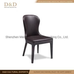 Latest Design Dining Chair for Home Furniture Hotel Furniture with Red Oak Wood Leg