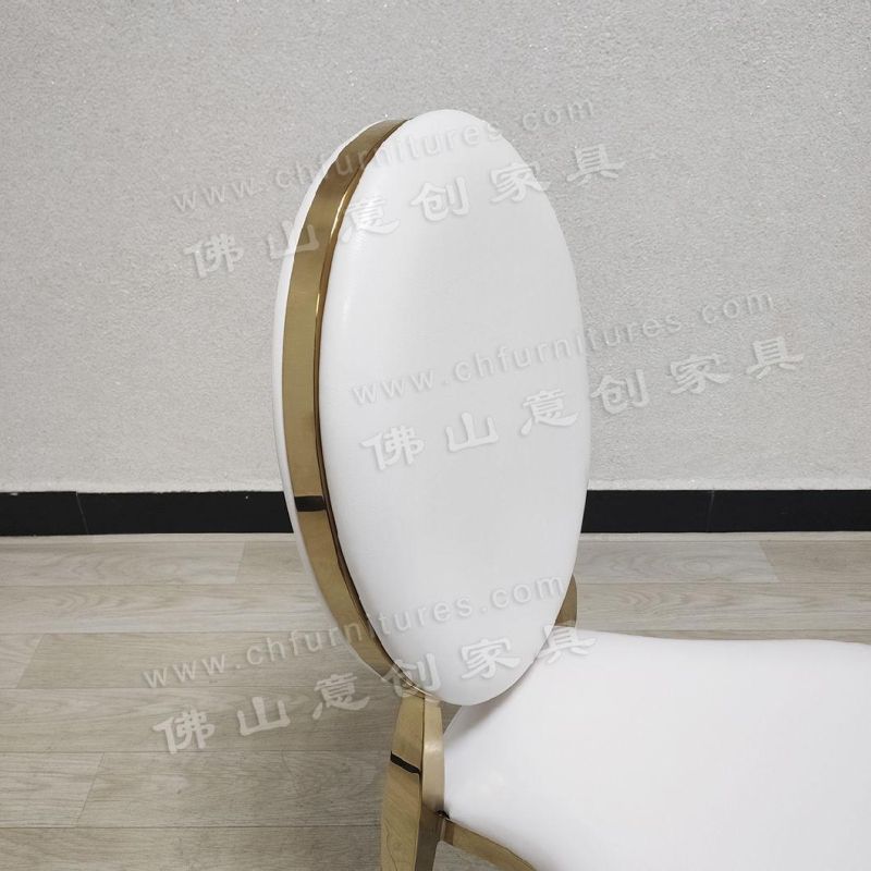 Hyc-Ss2628 Dual-Purpose Stainless Steel Fancy Wedding Chair for Dining Restaurant Event