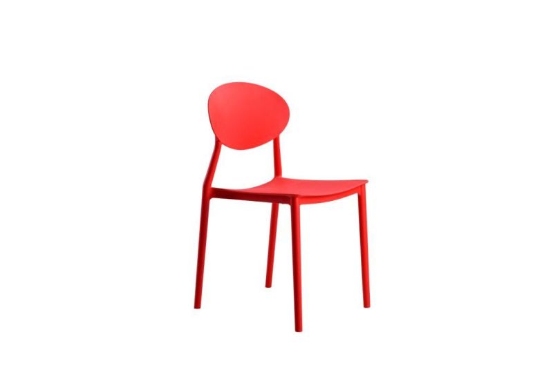 Dining Room Furniture Plastic Unfoldable Modern Leisure Dining Chair