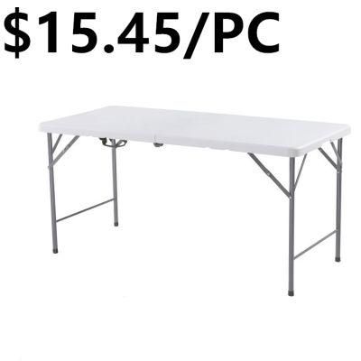 Modern Hotel Cheap Padded Metal Stacking Restaurant Folding Table in China