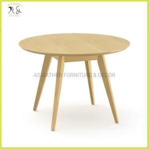 Simple Classical Design Bar Round Modern Timber Restaurant Table
