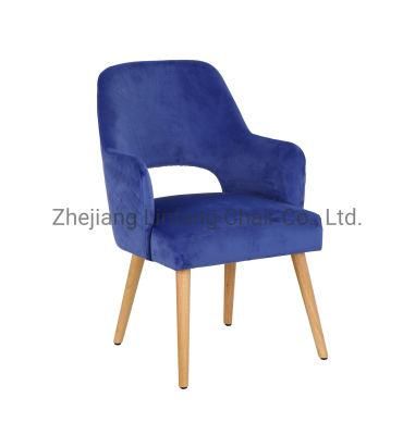 Fabric Cover Dining Room Modern Design High Back Dining Chair