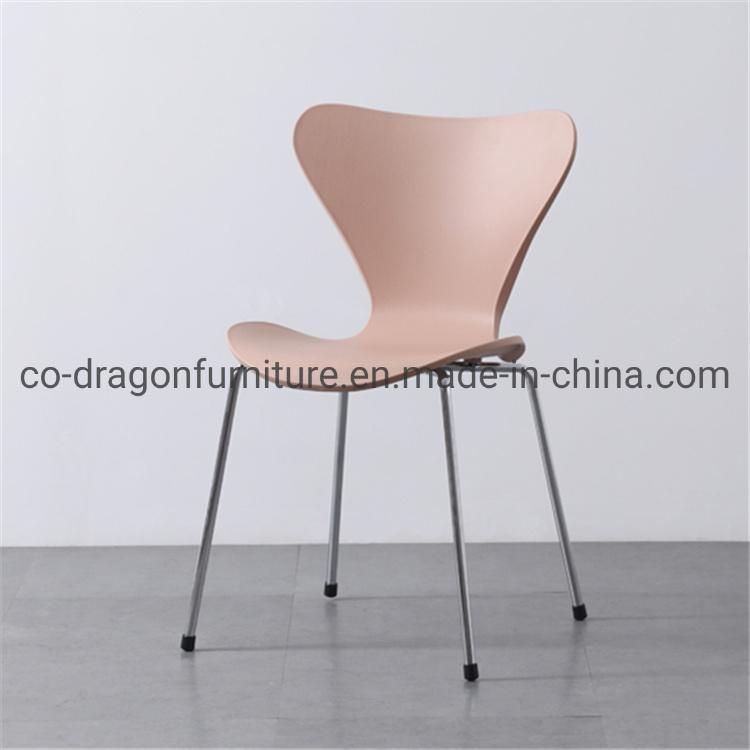 Wholesale Dining Furniture Steel Legs Dining Chair with Plastic Set