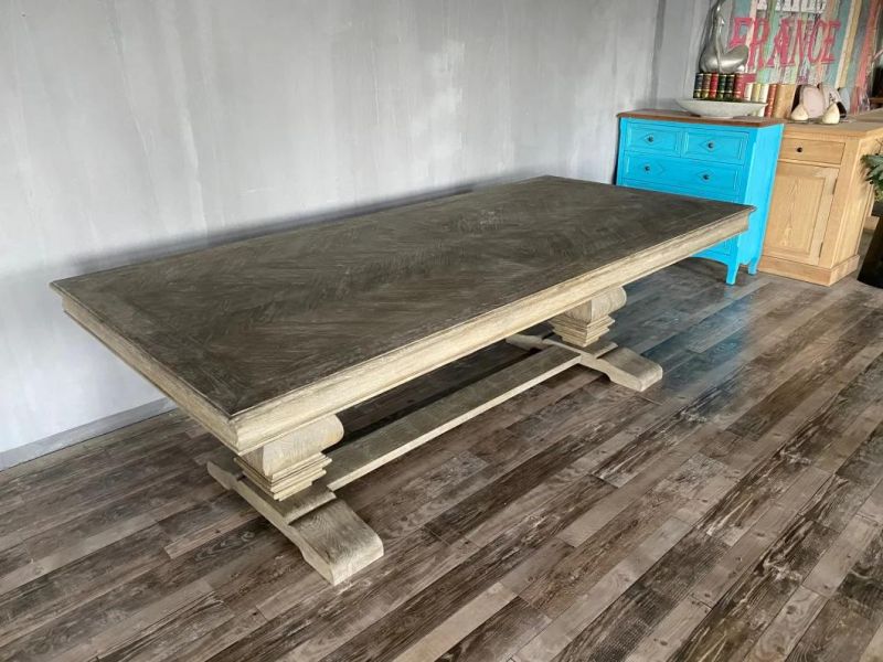 China Fixed Customized Restaurant Marble Dinner Living Room Furniture Wooden Dining Table