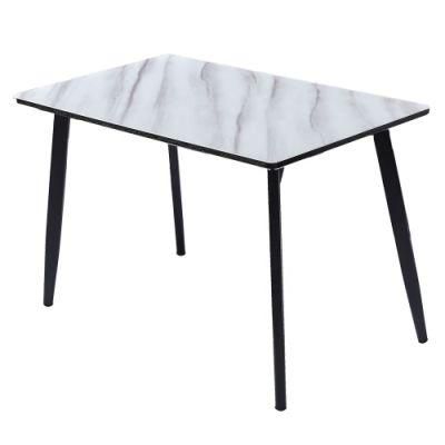 2021 Nice Models Modern Furniture Ceramic Top Marble Dining Room Table