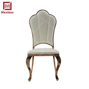 Wholesale Cheap Price Hotel Gold Metal Dinner Chair of High Quality