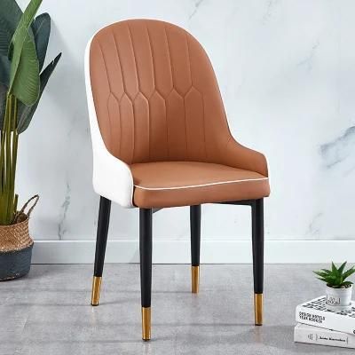 Hotel Room Table and Chair Dining Chair Restaurant and Coffee Shop Chair Home Dining Steel Furniture Modern Style Dining Chair