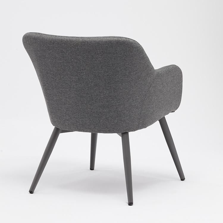 Grey Color Aluminum Chair Outdoor Restaurant Modern Furniture