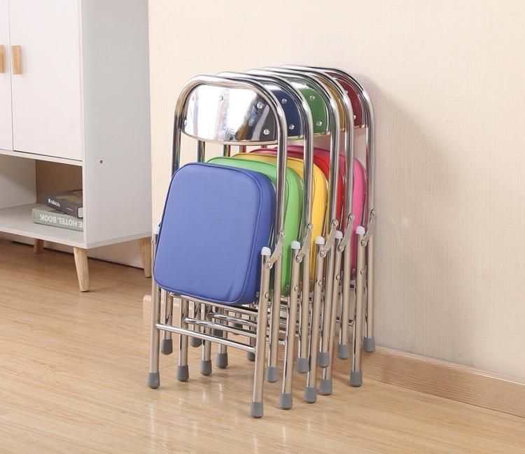 Safety Outdoor Colorful Folding Kids Study Children Party Dining Chair