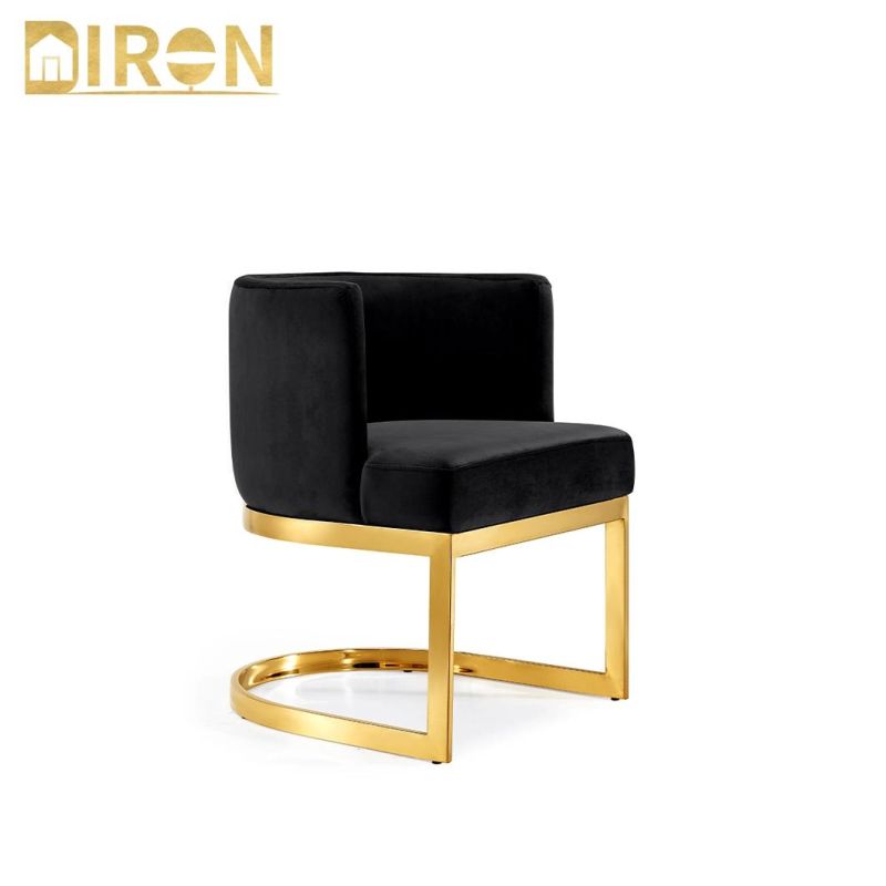 Modern Design Home Velvet Furniture Upholstered Dining Chairs