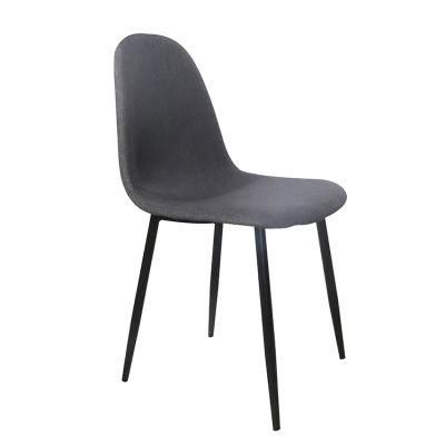 China Wholesale Nordic Modern Luxury Design Fabric Furniture Velvet Dining Chair for Kitchen Dinning Room