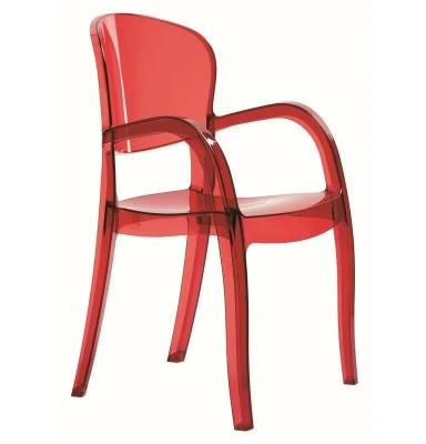 Colorful Leisure Design Outdoor Garden Cafe Office Restaurant Plastic Chair for Sale