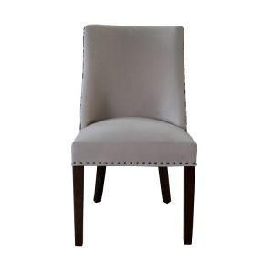 New Design Soft Curved Back Studded Chair with Ring Pull