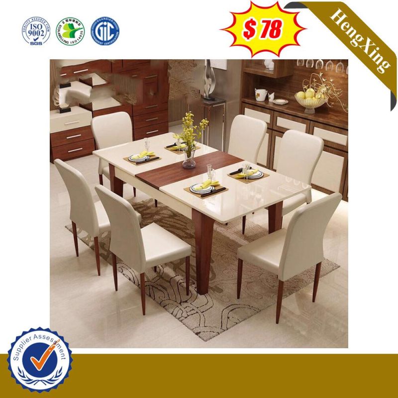 Chinese Cheap Price Modern Wooden Dining Room Patio Furniture Set Dining Table with Outdoor Chair
