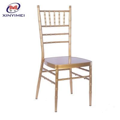 Foshan Manufacturer Wholesale Popular Metal Tiffany Wedding Chiavari Chair