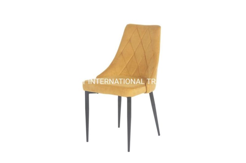 Fashionable Hot Sales Home Furniture Fancy Stackable Morden Leather PU Dining Room Dining Chair