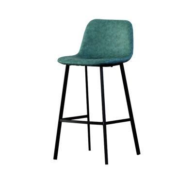 Cadeira De Bar Wholesale High Foot Bar Chair Cafe KTV Dining Chair Reception Barstool Home Adult Soft Bag Bar Chair