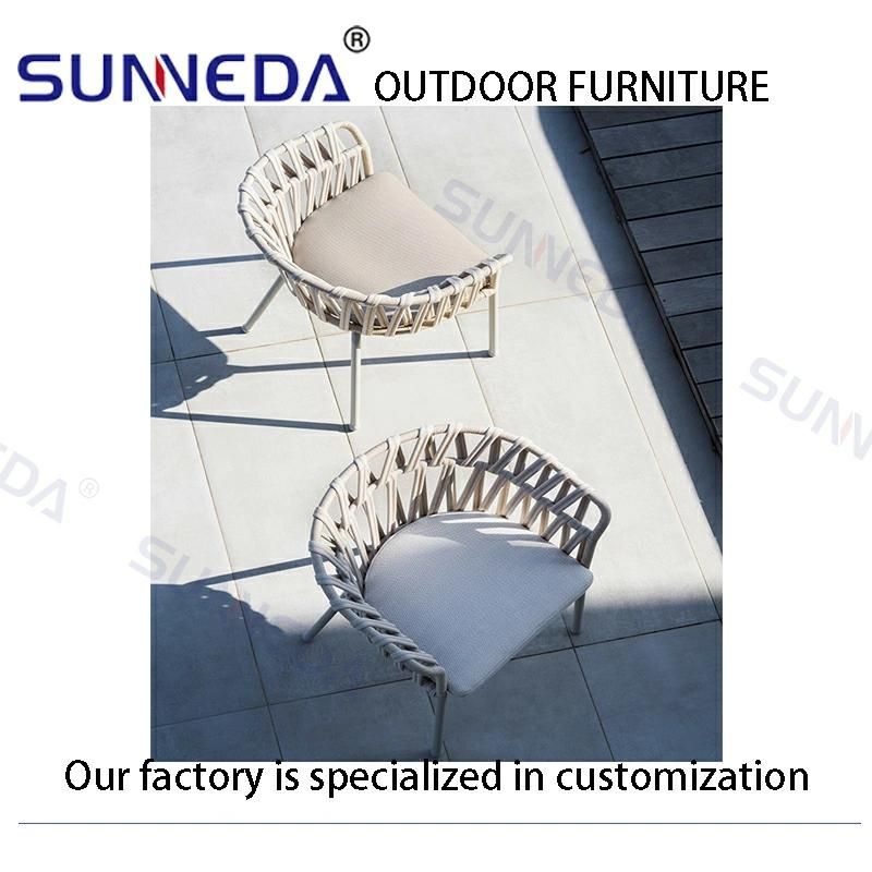 Nordic Style Popular Traditional Weaving Metal Wholesale Outdoor Sofa Set