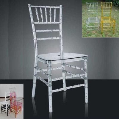 Clear Resin Chiavari Chair Tiffany Chair for Party, Event, Wedding (M-X1150)