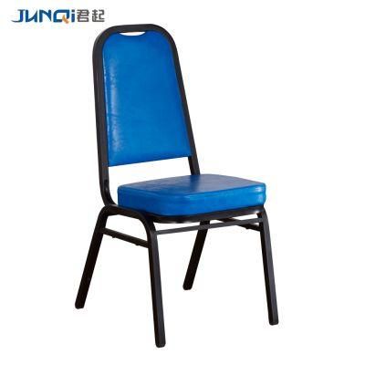 Modern Red Color Metal Dining Chair Hotel Chair